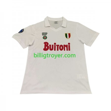 Billige Fotballdrakter SSC SSC Napoli 1987 Retro Bortedraktsett 1988 Kortermet